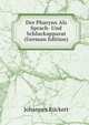 Der Pharynx Als Sprach- Und Schluckapparat (German Edition), Johannes Ruckert 