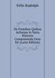 De Fontibus Quibus Aelianus in Varia Historia Componenda Usus Sit (Latin Edition), Felix Rudolph 