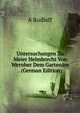 Untersuchungen Zu Meier Helmbrecht Von Wernher Dem Gartenare . (German Edition), A Rudloff 