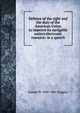 Defence of the right and the duty of the American Union to improve its navigable waters electronic resource: in a speech, Samuel B. 1800-1881 Ruggles 