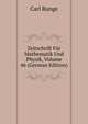 Zeitschrift Fur Mathematik Und Physik, Volume 46 (German Edition), Carl Runge 
