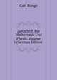 Zeitschrift Fur Mathematik Und Physik, Volume 6 (German Edition), Carl Runge 
