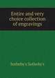 Entire and very choice collection of engravings, Sotheby's Sotheby's 