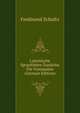 Lateinische Sprachlehre Zunachst Fur Gymnasien (German Edition), Ferdinand Schultz 