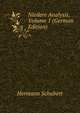 Niedere Analysis, Volume 1 (German Edition), Hermann Schubert 