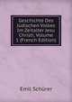 Geschichte Des Judischen Volkes Im Zeitalter Jesu Christi, Volume 1 (French Edition), Emil Schu?rer 