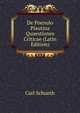 De Poenulo Plautina Quaestiones Criticae (Latin Edition), Carl Schueth 