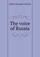 The voice of Russia, Dmitri Alexander Schwartz 