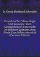 Grundriss Der Mineralogie Und Geologie: Zum Gebrauch Beim Unterricht an Hoheren Lehranstalten Sowie Zum Selbstunterricht (German Edition), Ie Georg Bernhard Schwalbe 