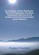 De Poemate Latino Walthario: Thes Im Proponebat Facultati Litterarum Paris Ien Si Ad Gradum Doctoris Pronovendus (Latin Edition), Charles Schweitzer 
