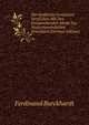 Der Gothische Conjunctiv Verglichen Mit Den Entsprechenden Modis Des Neutestamentlichen Griechisch (German Edition), Ferdinand Burckhardt 