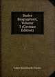 Basler Biographien, Volume 3 (German Edition), Albert Burckhardt-Finsler 