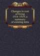 Changes in cost of living 1914-1919; a summary of existing data, 