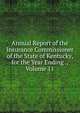 Annual Report of the Insurance Commissioner of the State of Kentucky, for the Year Ending ., Volume 11, 