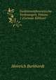 Funktionentheoretische Vorlesungen, Volume 1 (German Edition), Heinrich Burkhardt 