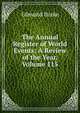 The Annual Register of World Events: A Review of the Year, Volume 115, Burke Edmund 