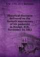 Historical discourse delivered on the fortieth anniversary of his pastorate in Rindge, N.H., November 14, 1861, A W. 1791-1871 Burnham 