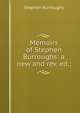 Memoirs of Stephen Burroughs: a new and rev. ed.;, Stephen Burroughs 