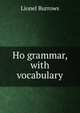 Ho grammar, with vocabulary, Lionel Burrows 