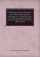 A bibliography of Protozoa, sponges, Coelenterata, and worms, including also the Polyzoa, Brachiopoda, and Tunicata, for the years 1861-1883, D'Arcy Wentworth Thompson 