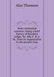 Semi-centennial souvenir; being a brief history of Brooklyn Lodge, No. 288, F. & A. M., from its organization to the present time, Alex Thomson 