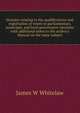Statutes relating to the qualifications and registration of voters in parliamentary, municipal, and local government elections with additional notes to the author's Manual on the same subject, James W Whitelaw 