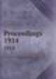 Proceedings. 1914, Conference of State and Provincial Health Authorities of North America 