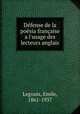Defense de la poesia francaise a l