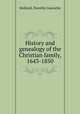 History and genealogy of the Christian family, 1643-1850, Holland, Dorothy Garesche 