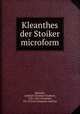 Kleanthes der Stoiker microform, Mohnike, Gottlieb Christian Friedrich, 1781-1841,Cleanthes, 331-232 B.C,Diogenes Laertius 