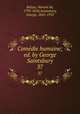 Comdie humaine; ed. by George Saintsbury. 37, Honore? de Balzac 