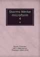 Storms Werke microform. 4, Storm, Theodor, 1817-1888,Hertel, Theodor, 1894-1924 