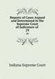 Reports of Cases Argued and Determined in the Supreme Court of Judicature of .. 29, Indiana Supreme Court 