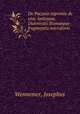 De Pacuvio inprimis de eius Antiopae, Dulorestis Ilionaeque fragmentis microform, Wennemer, Josephus 