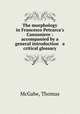 The morphology in Francesco Petrarca