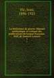 La litterature de guerre, Vic, Jean, 1896-1925 