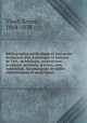 Bibliographie methodique et raisonnee des beaux-arts. Esthetique et histoire de l