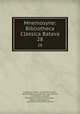 Mnemosyne: Bibliotheca Classica Batava. 28, Ernst Julius Kiehl , Carel Gabriel Cobet , Hendrik Willem van der Mey, Jan Leeuwen , Carl Wilhelm Vollgraff, Bernhard Abraham van Groningen , Willem Jacob Verdenius , IngentaConnect (Online service) 
