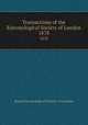 Transactions of the Entomological Society of London. 1878, Royal Entomological Society of London 