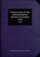 Transactions of the Entomological Society of London. 1902, Royal Entomological Society of London 