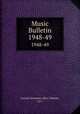 Music Bulletin. 1948-49, Loyola University (New Orleans, La.) 