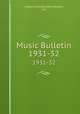 Music Bulletin. 1931-32, Loyola University (New Orleans, La.) 