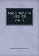 Music Bulletin. 1934-35, Loyola University (New Orleans, La.) 