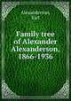Family tree of Alexander Alexanderson, 1866-1936, Alexanderson, Earl 
