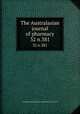 The Australasian journal of pharmacy. 32 n.381, Associated Pharmaceutical Organizations of Australia 