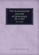 The Australasian journal of pharmacy. 33 n.392, Associated Pharmaceutical Organizations of Australia 