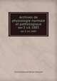 Archives de physiologie normale et pathologique. ser.3 v.6 1885, Charles-Edouard Brown-Se?quard 