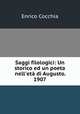 Saggi filologici: Un storico ed un poeta nell