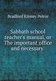 Sabbath school teacher
