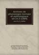 Archives de physiologie normale et pathologique. ser.3:t.3 (1884), Charles-Edouard Brown-Sequard 
